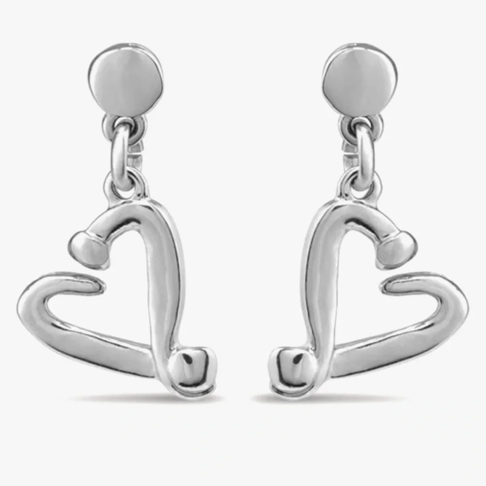 UNO de 50 earrings - One love - Silver plated